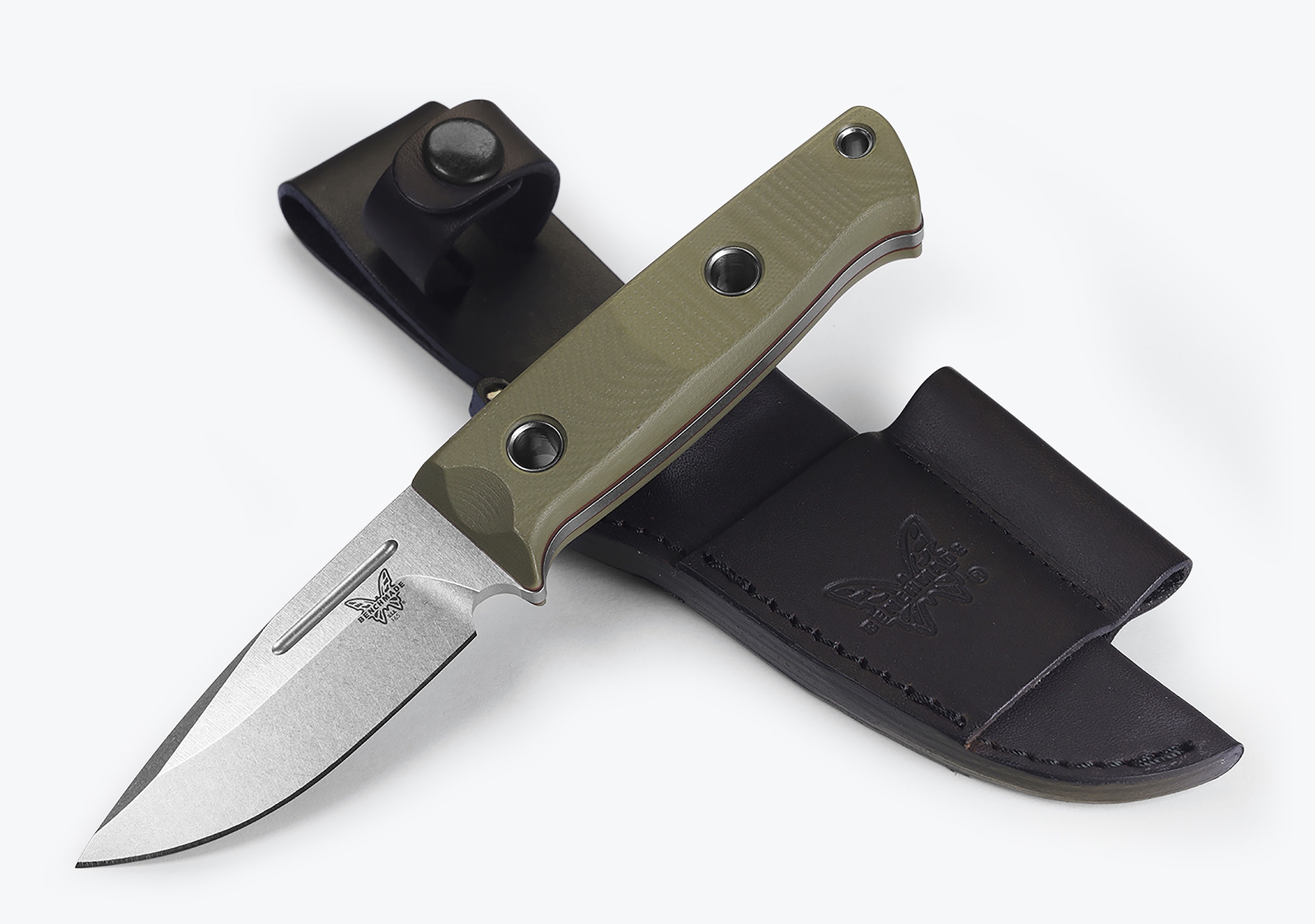 Benchmade 165-1 Mini Bushcrafter S30V OD Green G10