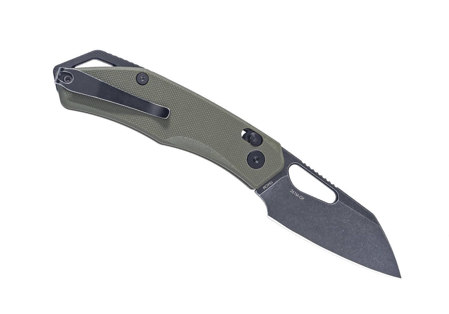 SRM Cub 261M-GP, 154CM, Green G10