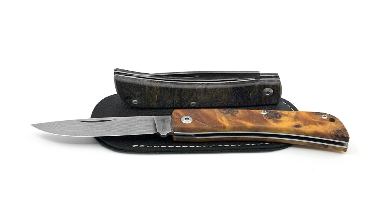 Maserin 163/DN Scout Damast, Helles Pappelholz