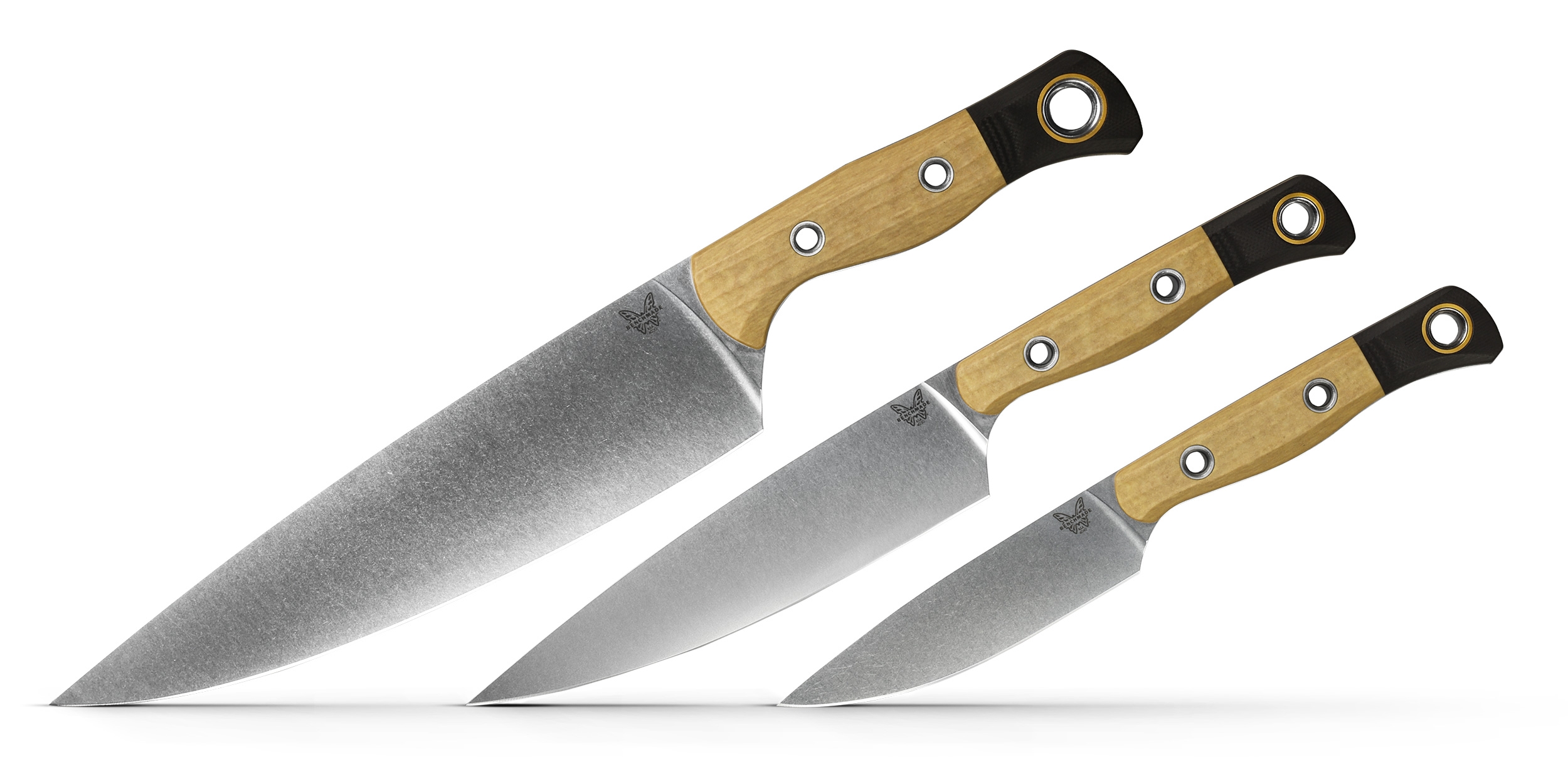 Benchmade 4000-02 - 3 PC Set, Maple Richlite