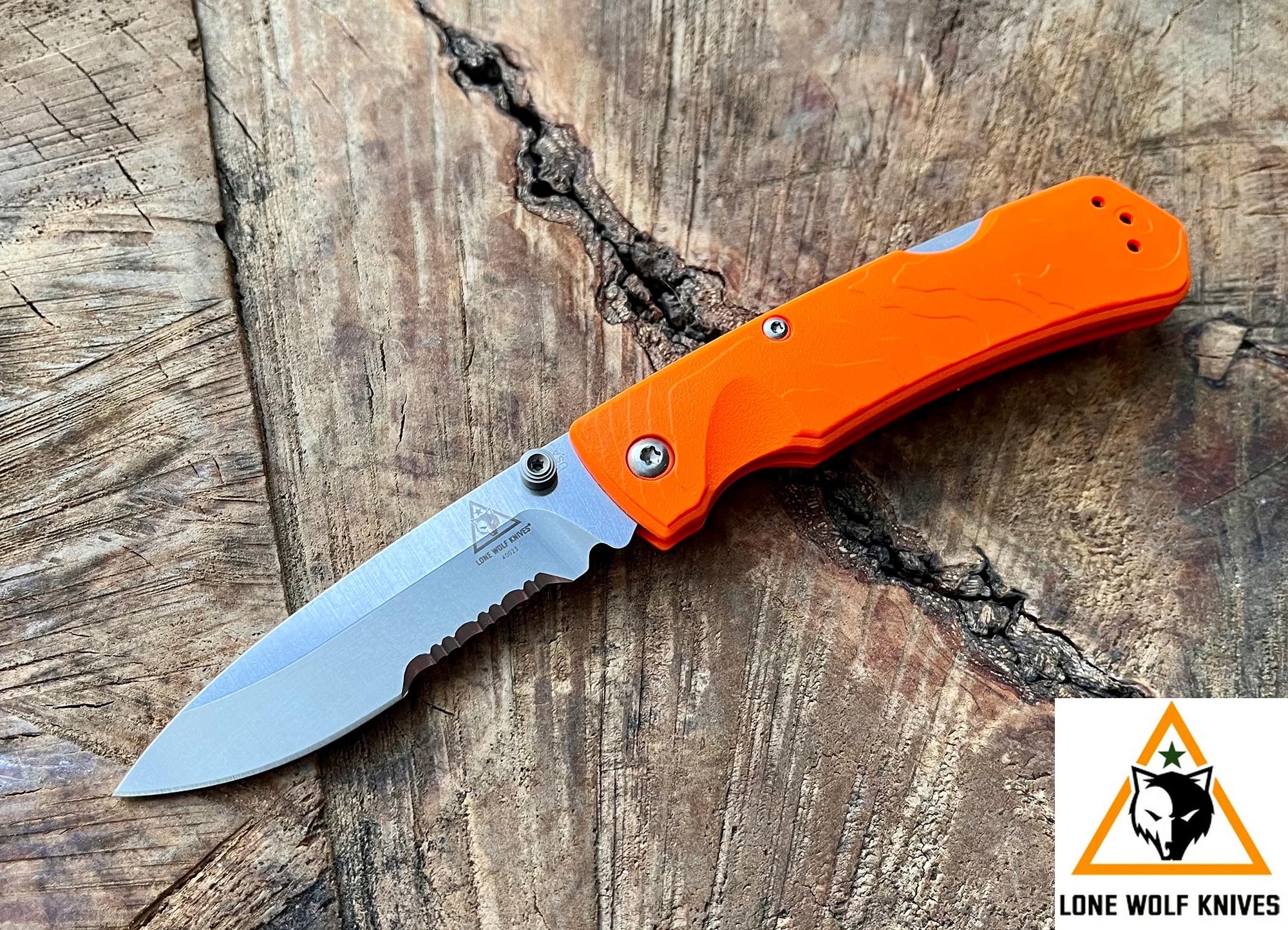 Lone Wolf 40023-200, Mini Landslide, Serrated Edge