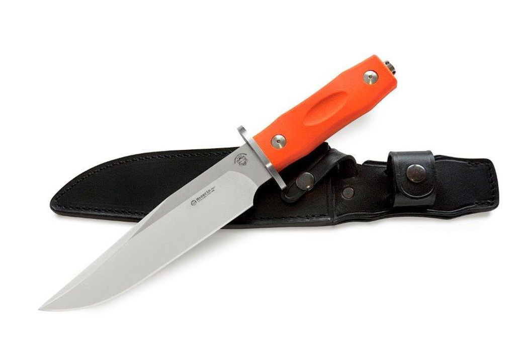 Maserin 977/G10A Bowie, Orange G10, Lederscheide