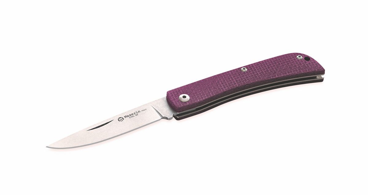 Maserin 163/MR Scout, D2, Red Micarta