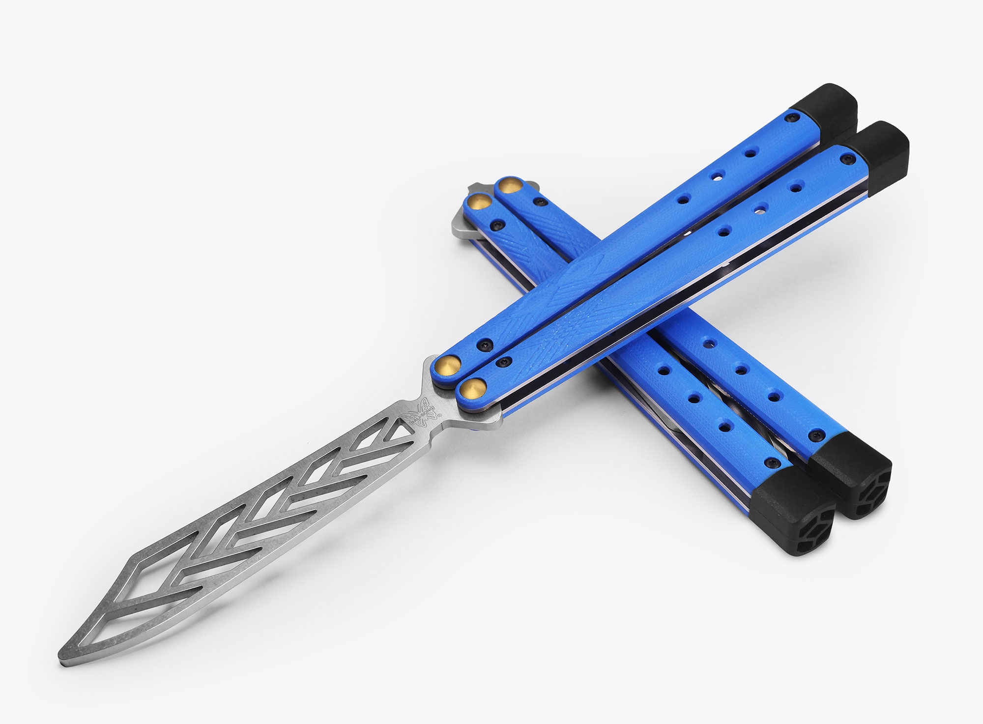 Benchmade 99T Necron, Trainer Bali-Song, Blue G10