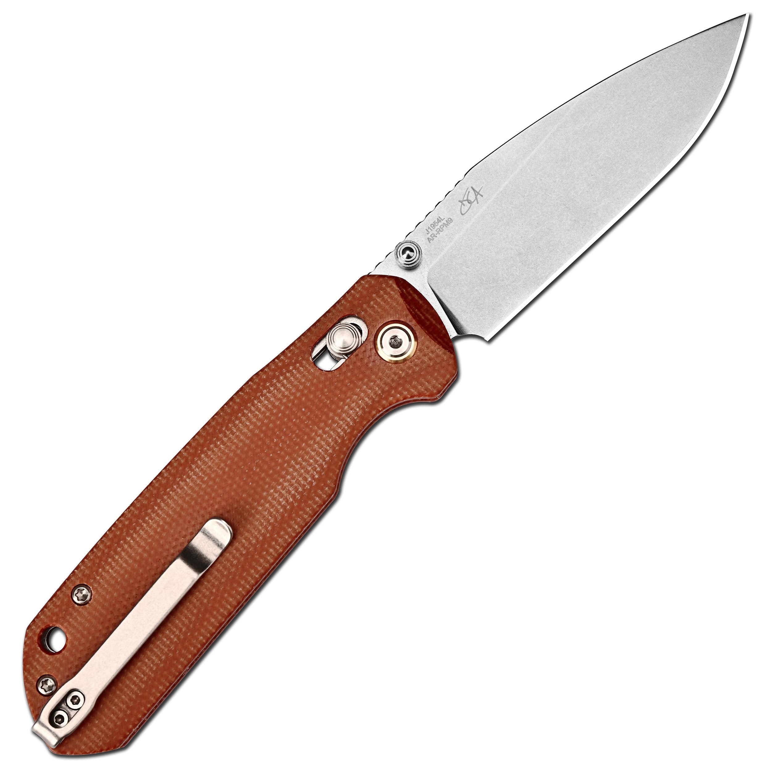 CJRBJ1954L-BN Mega Maximal, Brown Micarta