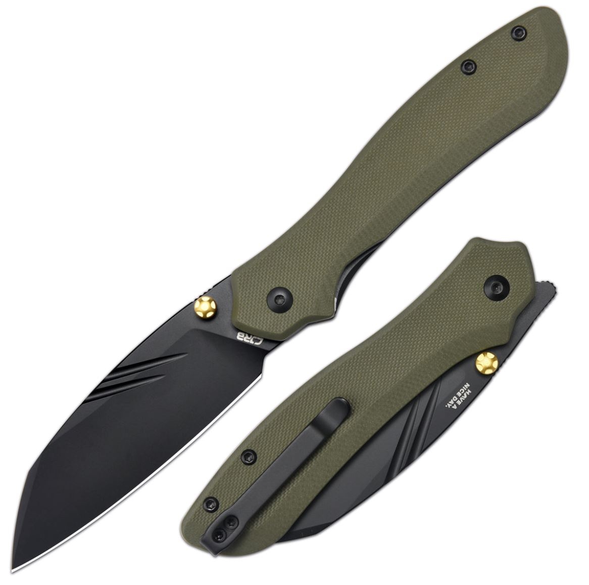 CJRBJ1957-BGN Fugly, AR-RPM9, Green G10