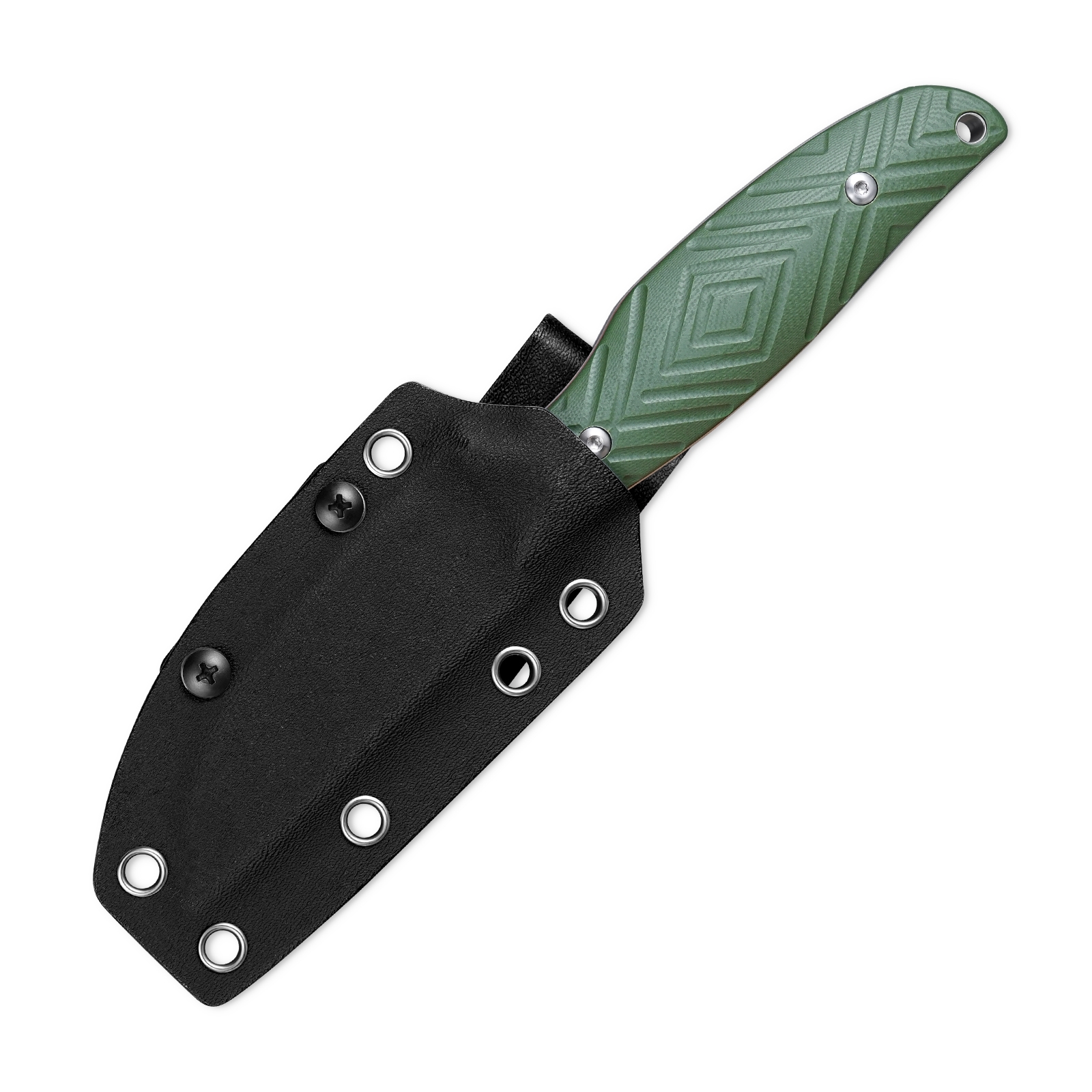 SRM Fossa 605T-GP, Green G10 + Orange Liner