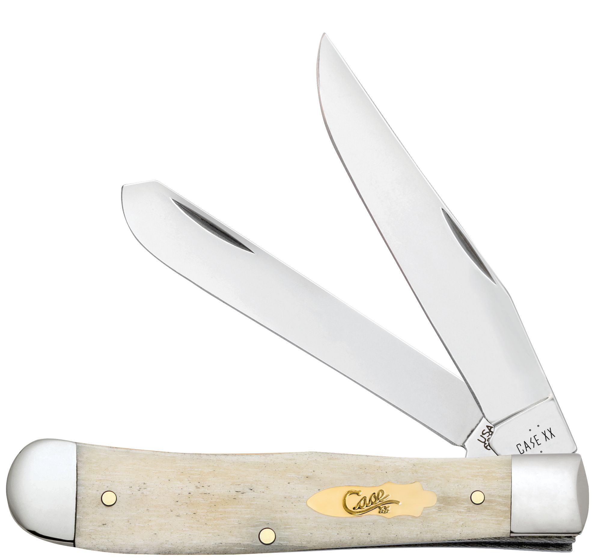 Case SS Natural Bone Smooth Trapper