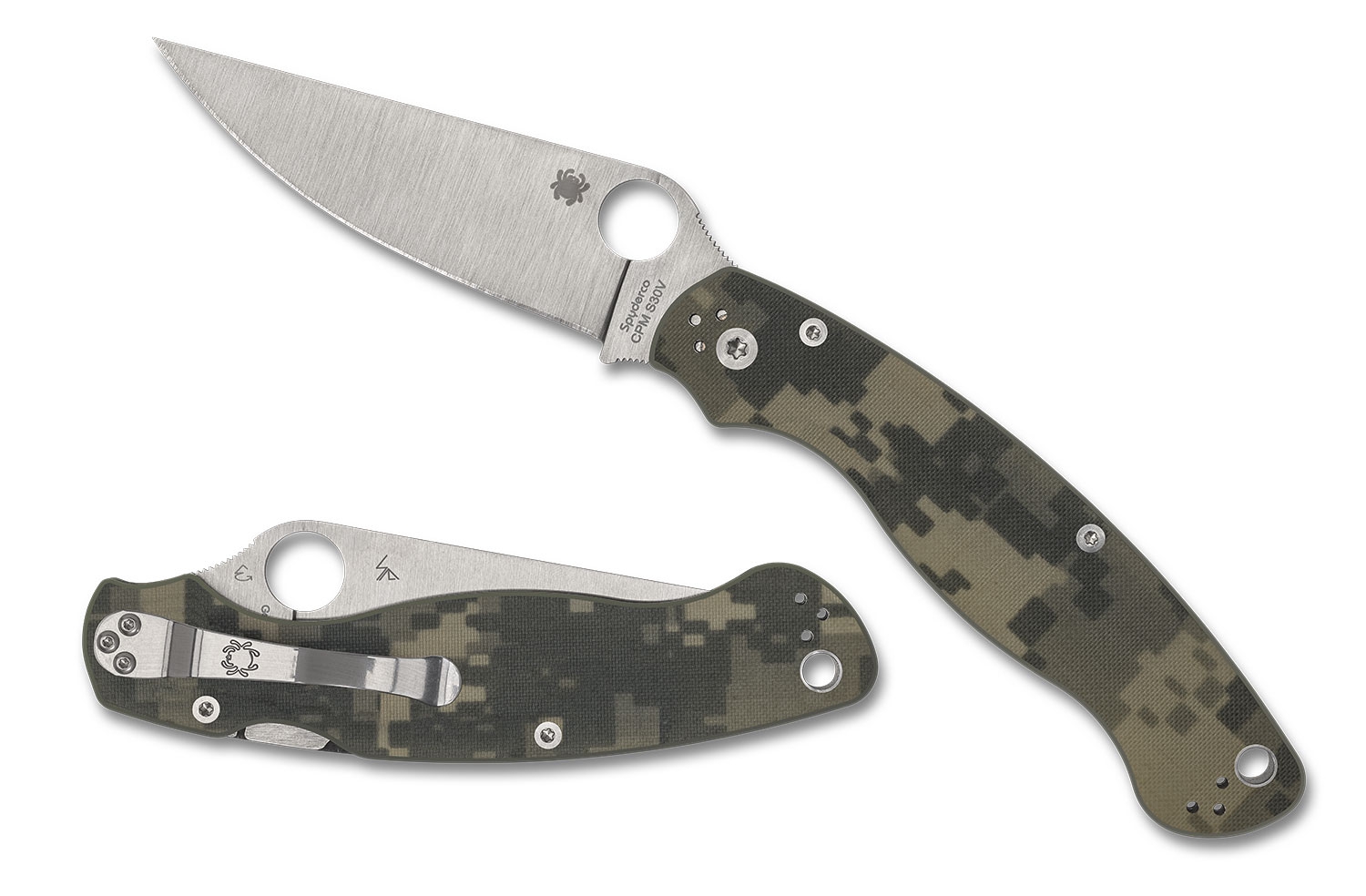 Spyderco C36GPCMO2 Military 2 Camo G-10