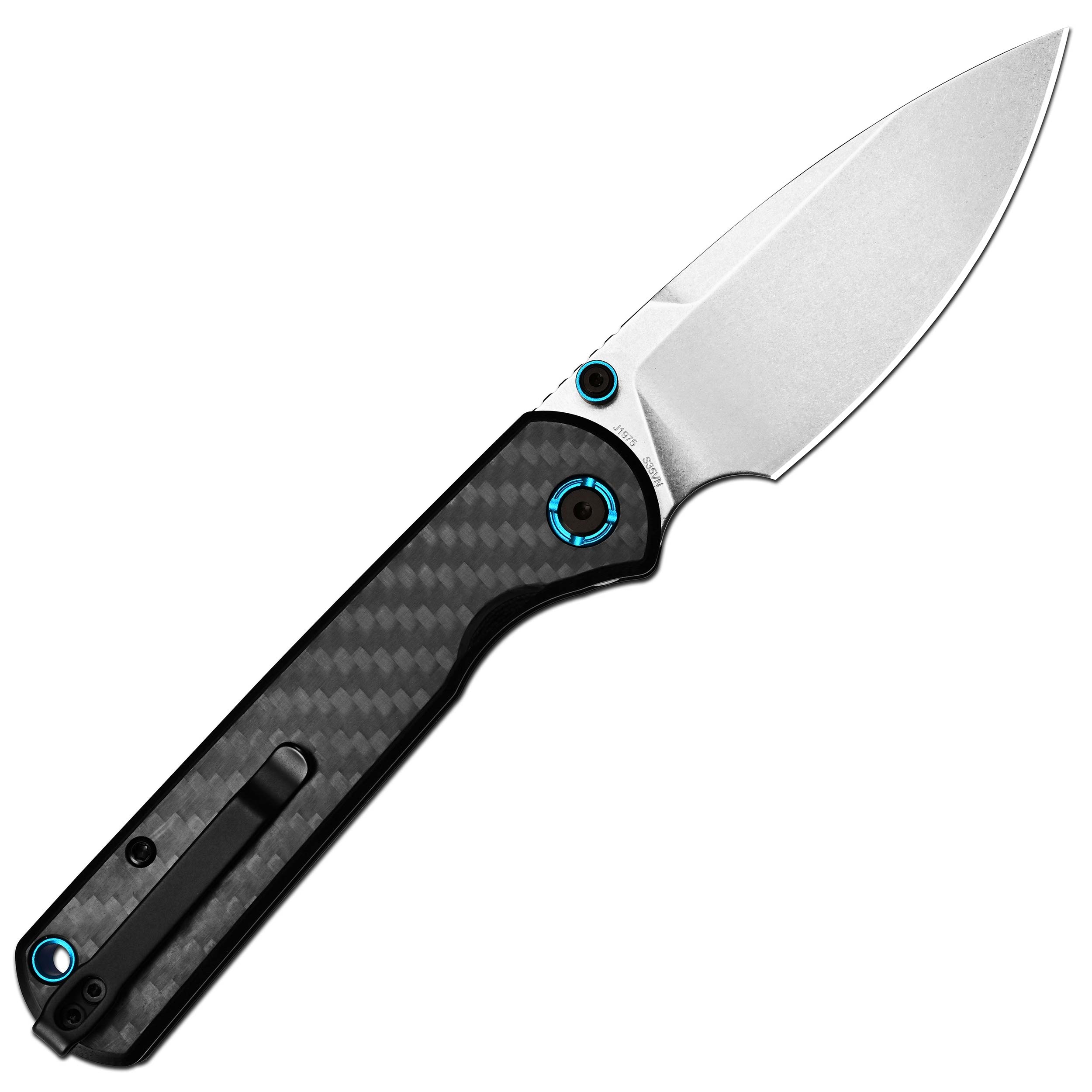 CJRBJ1975-CF Latitude, S35VN, Carbon Fiber