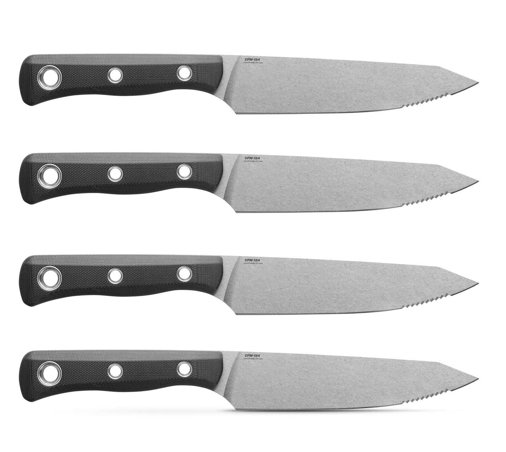 Benchmade 4001 - 4 Pieces Set, CPM-154, Black G10