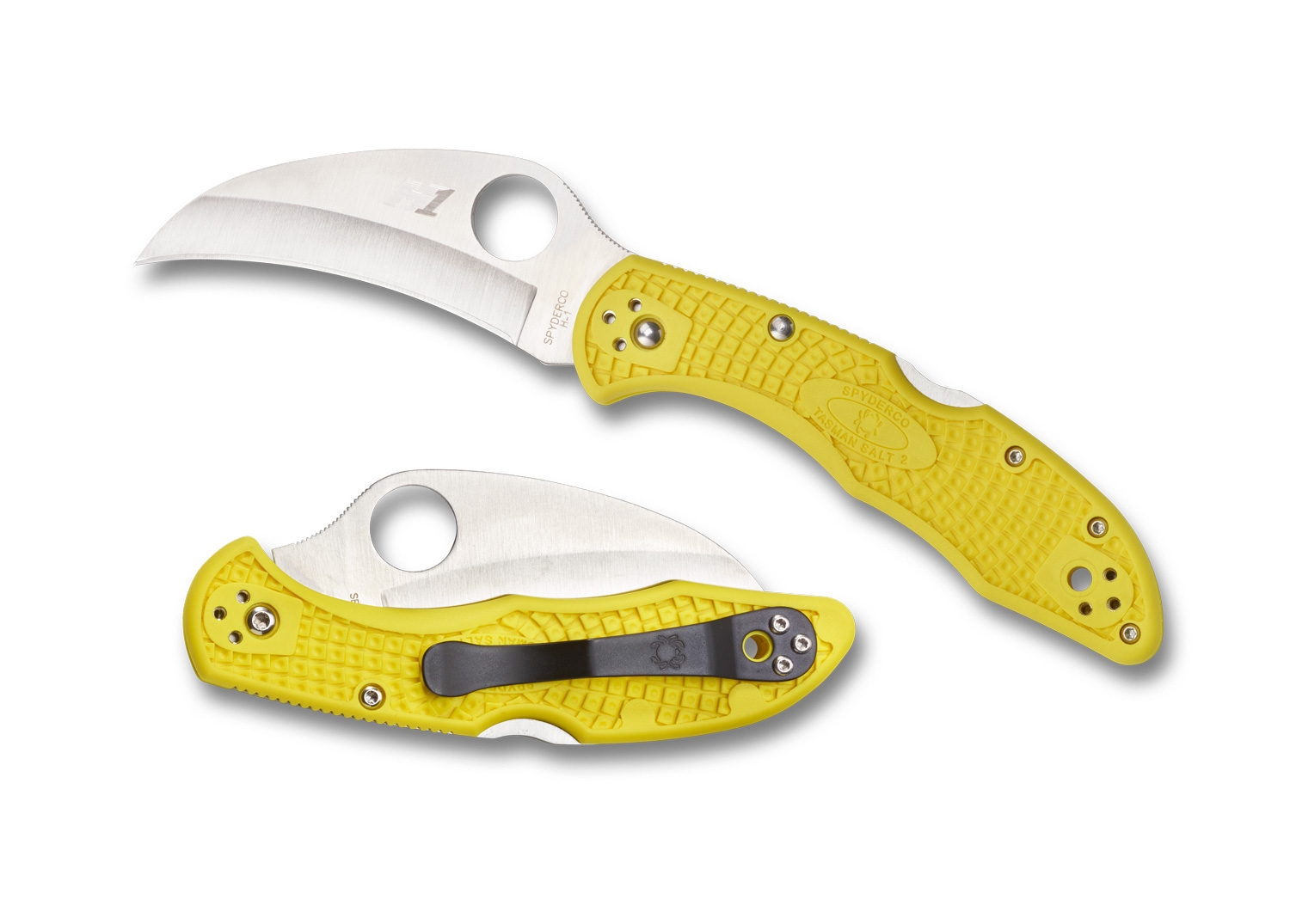 Spyderco C106PYL2 Tasman Salt 2, FRN Yellow