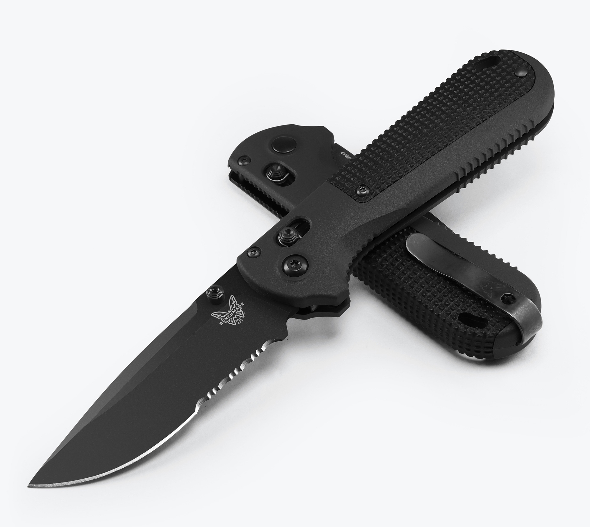 Benchmade 430SBK-02 REDOUBT, Axis, Black Grivory