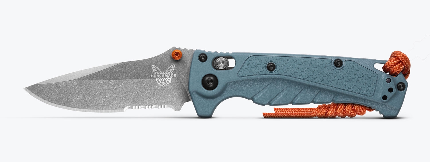 Benchmade 18065S Mini Adira Serrated, Depth Blue