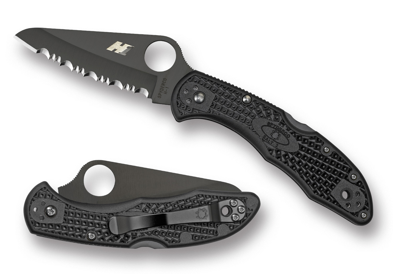 Spyderco C88SBBK2 Salt 2, FRN Black