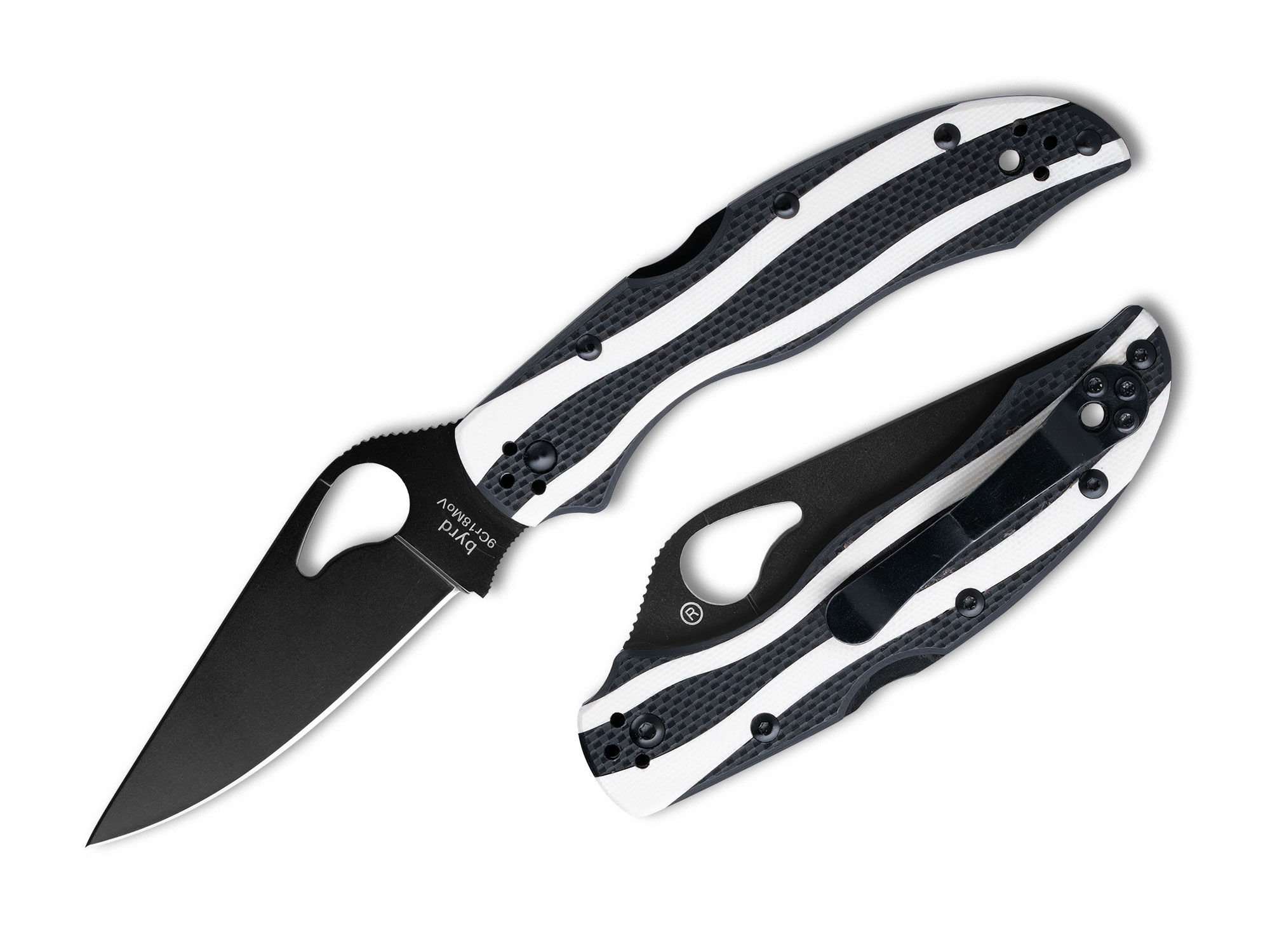 byrd BY25GPBK Magpie Black Blade PlainEdge