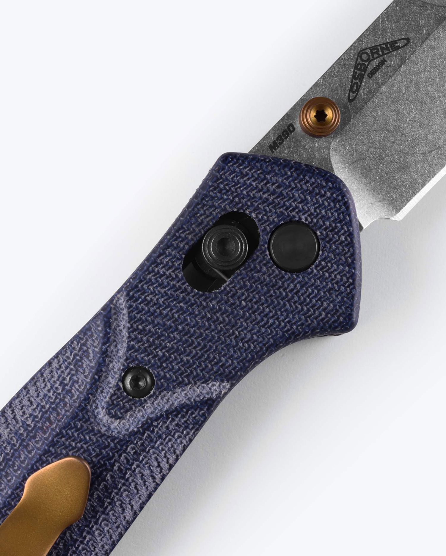 Benchmade 940-04 Osborne, Blue Denim Micarta