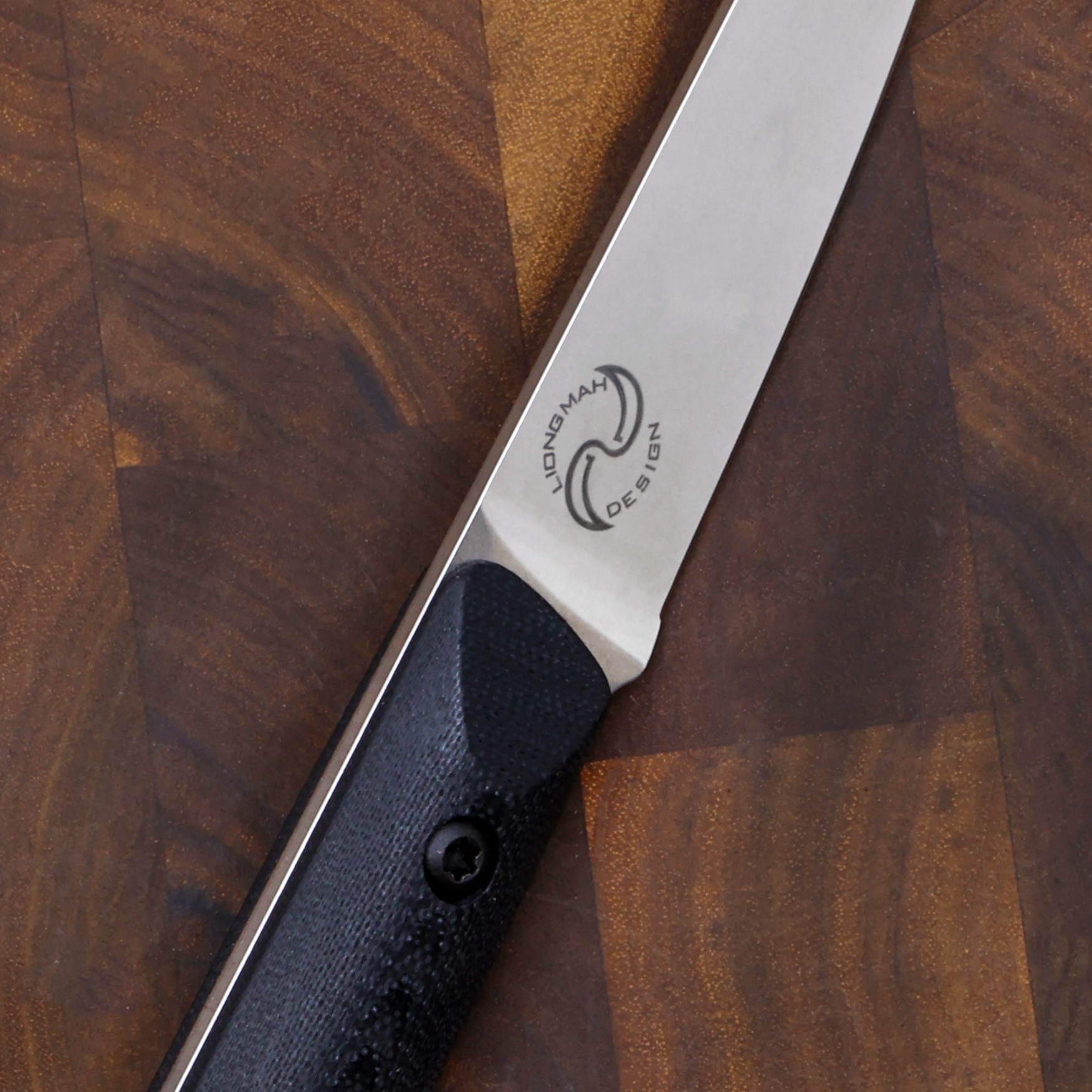 White River Liong Mah 4x Steak Knife Set Black G10