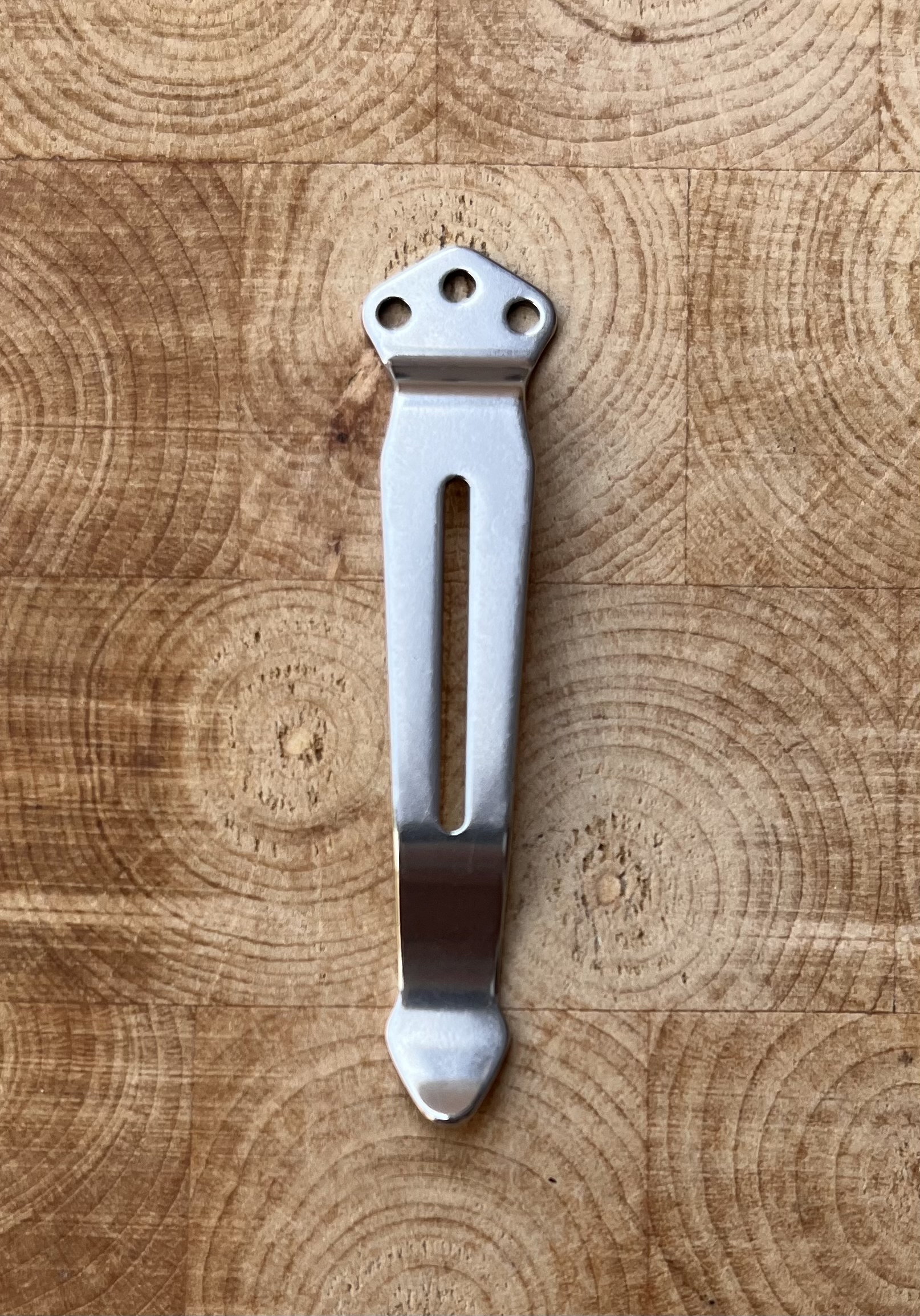 Benchmade 981880 Split Arrow Clip, Silver