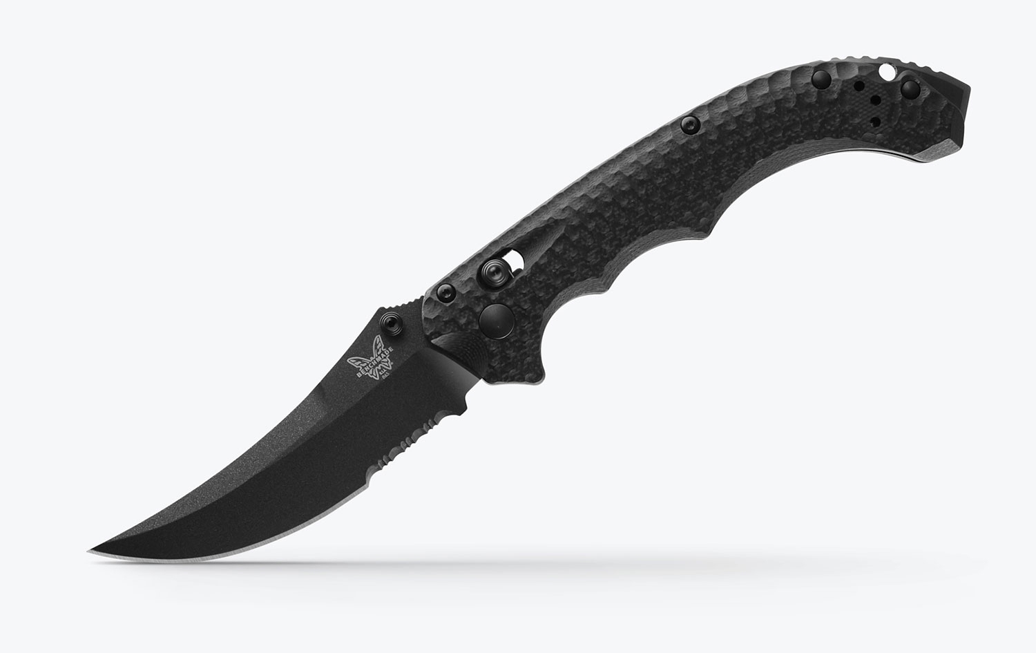 Benchmade 865SBK Mini Bedlam, S90V, Black G10