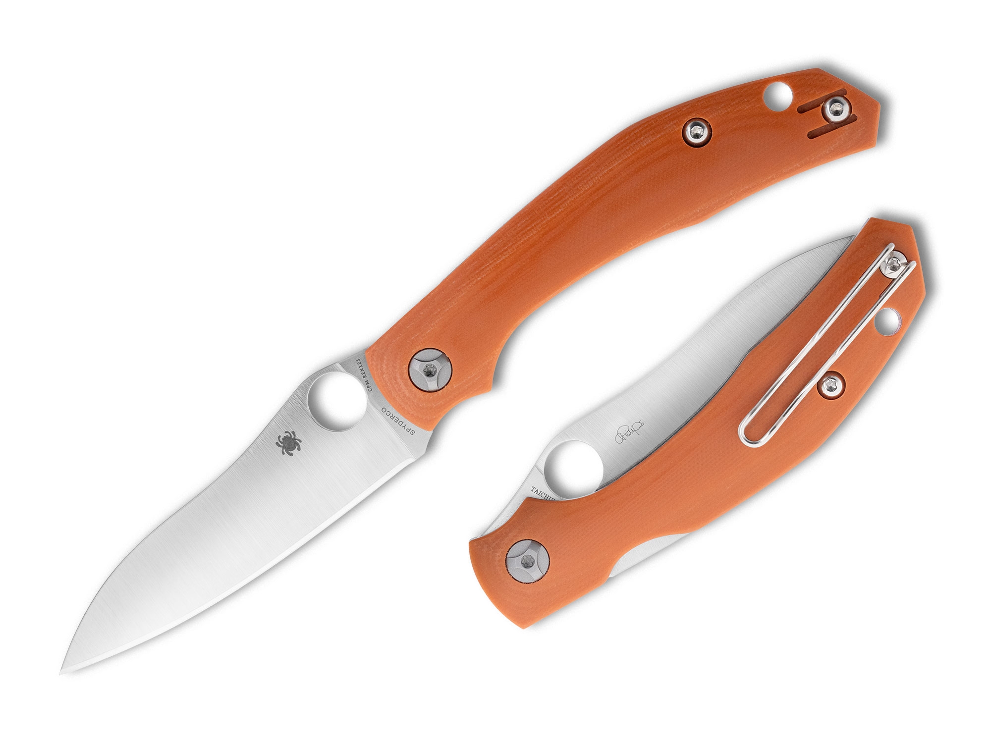 Spyderco C241GPBOR Kapara Orange REX121 SPRINT