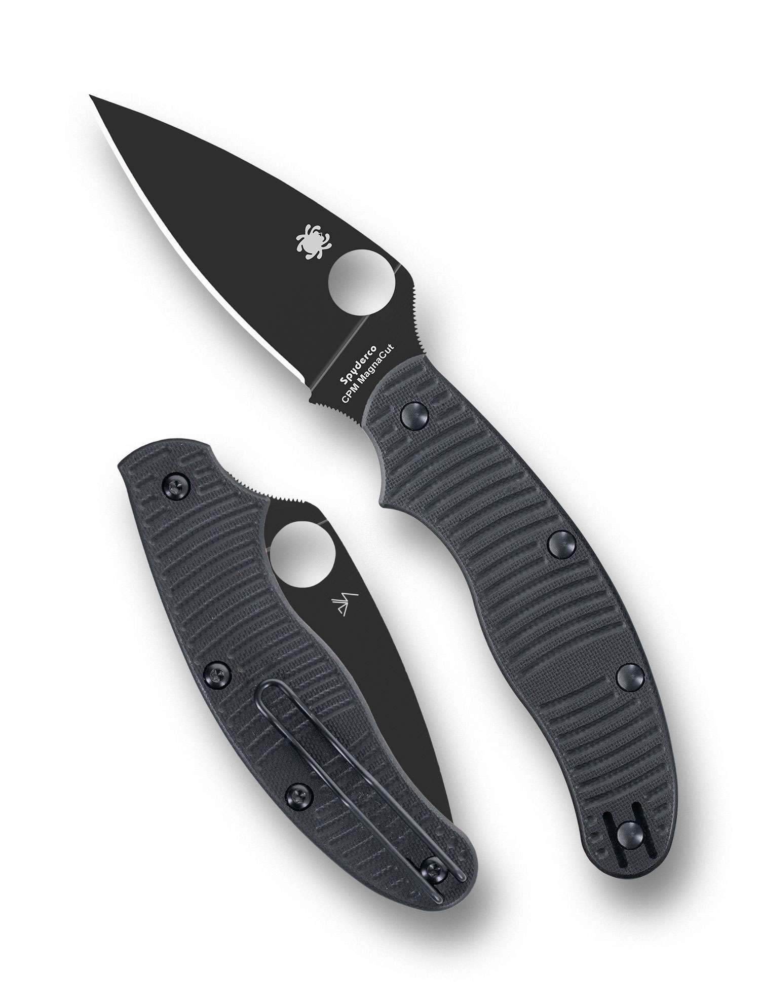Spyderco C94GMCBKP UK Penknife, Salt G10, MagnaCut