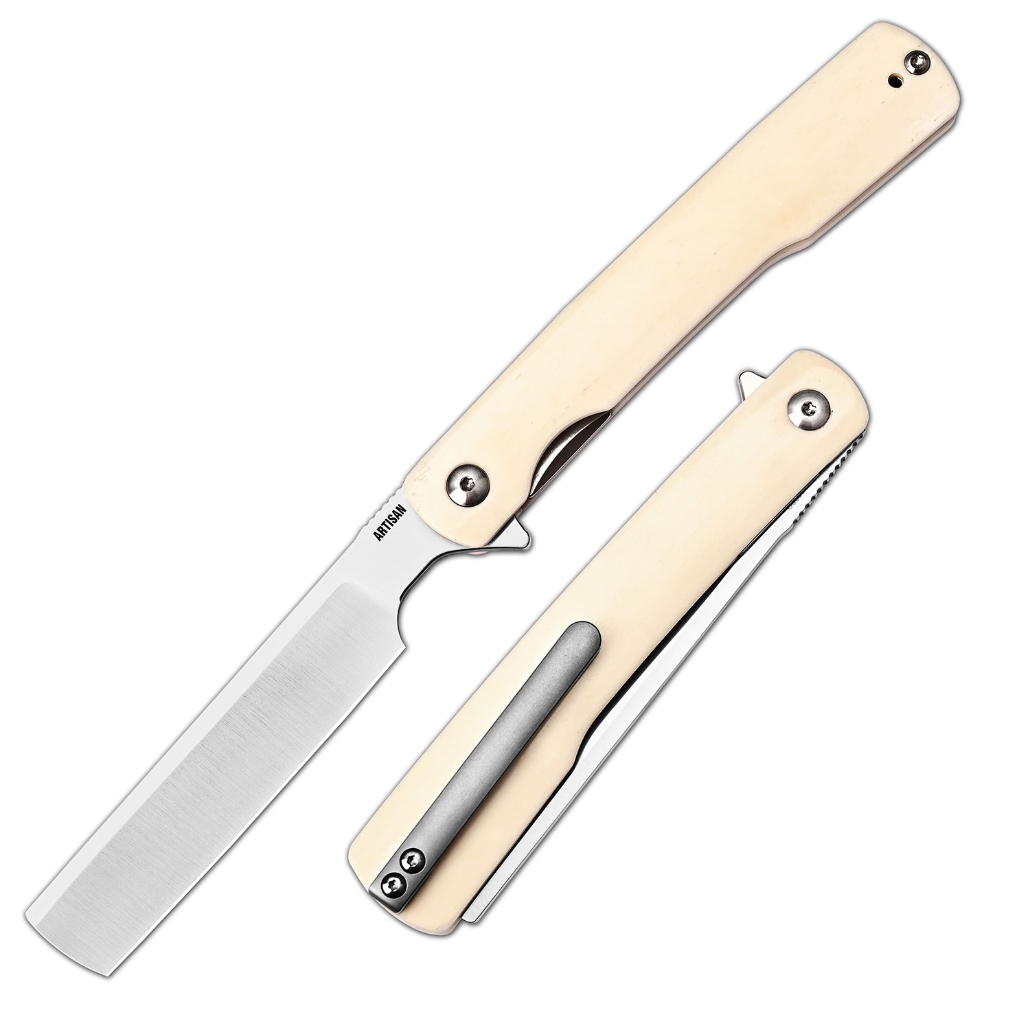 ARTC1883G-BB Orthodox V2, S45VN, White Bovine Bone