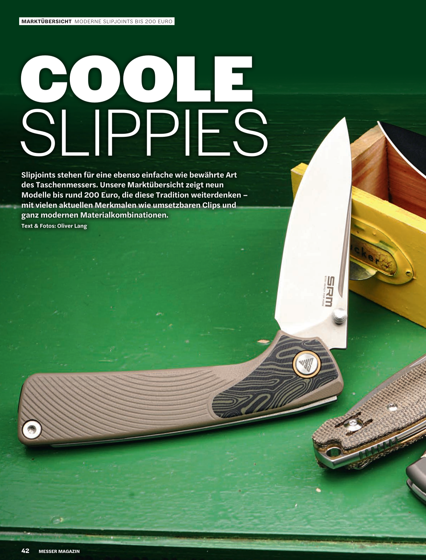 Messer Magazin: Slipjoint Marktübersicht