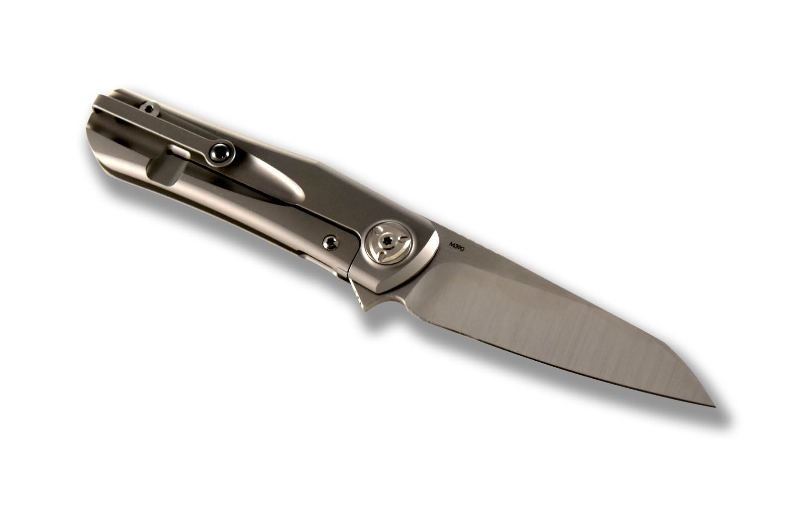 Liong Mah Hawk Sculpted Titanium, M390