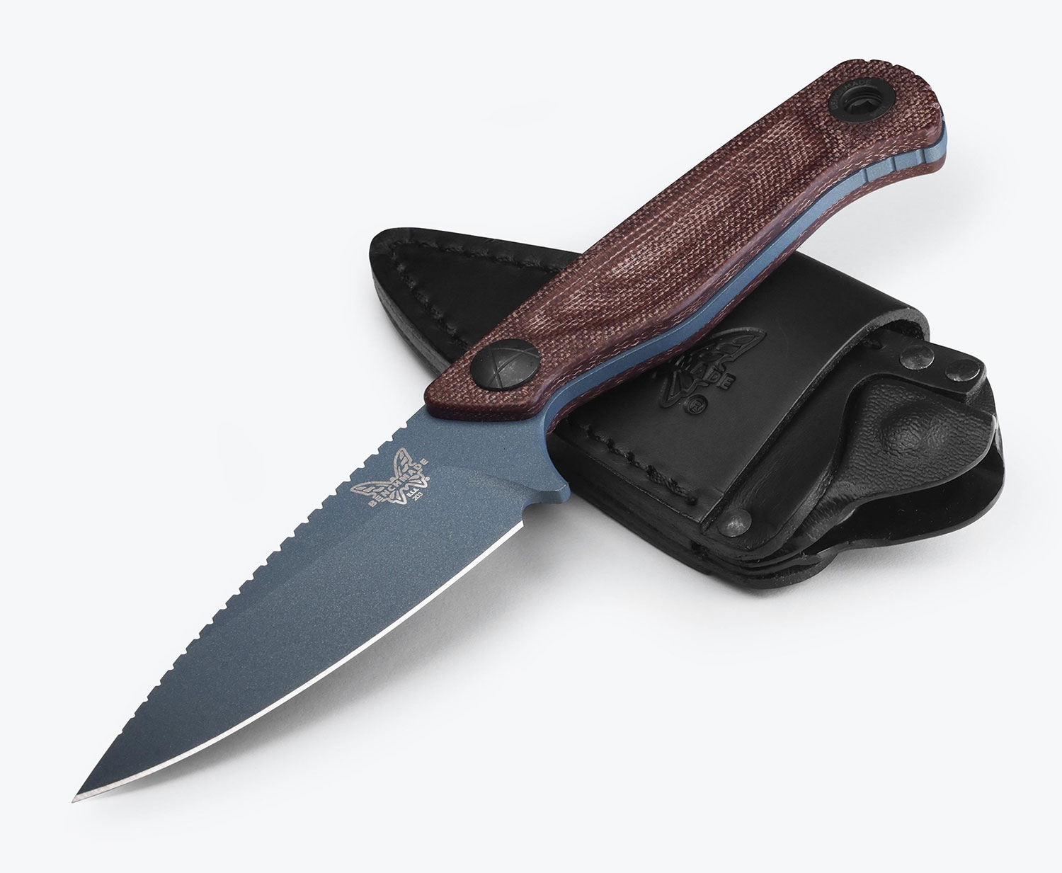 Benchmade 203BT-03 Dacian, Blue Blade, Leather