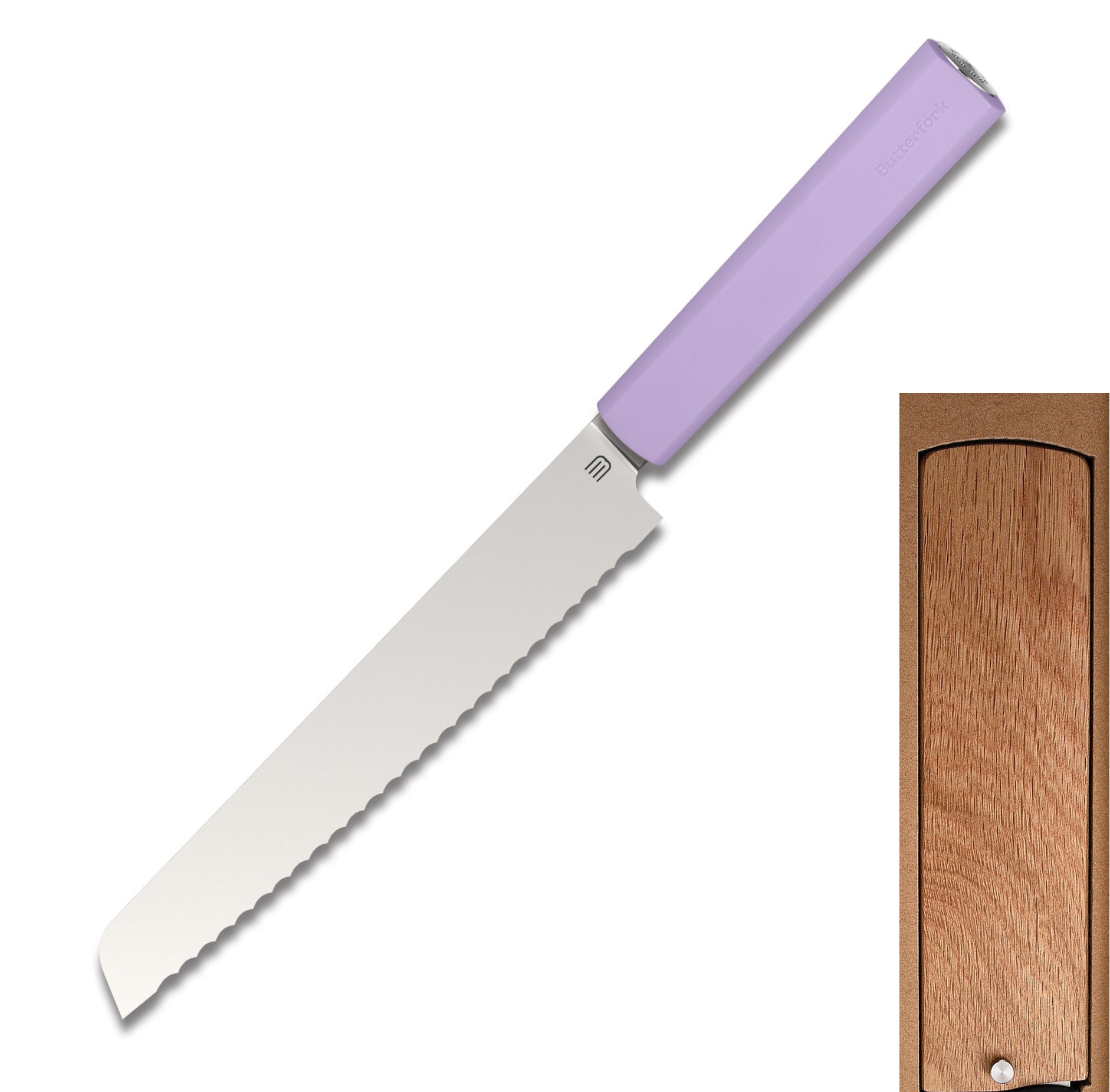 Butterfork BF01-BK-PP Bread Violett + Scheide