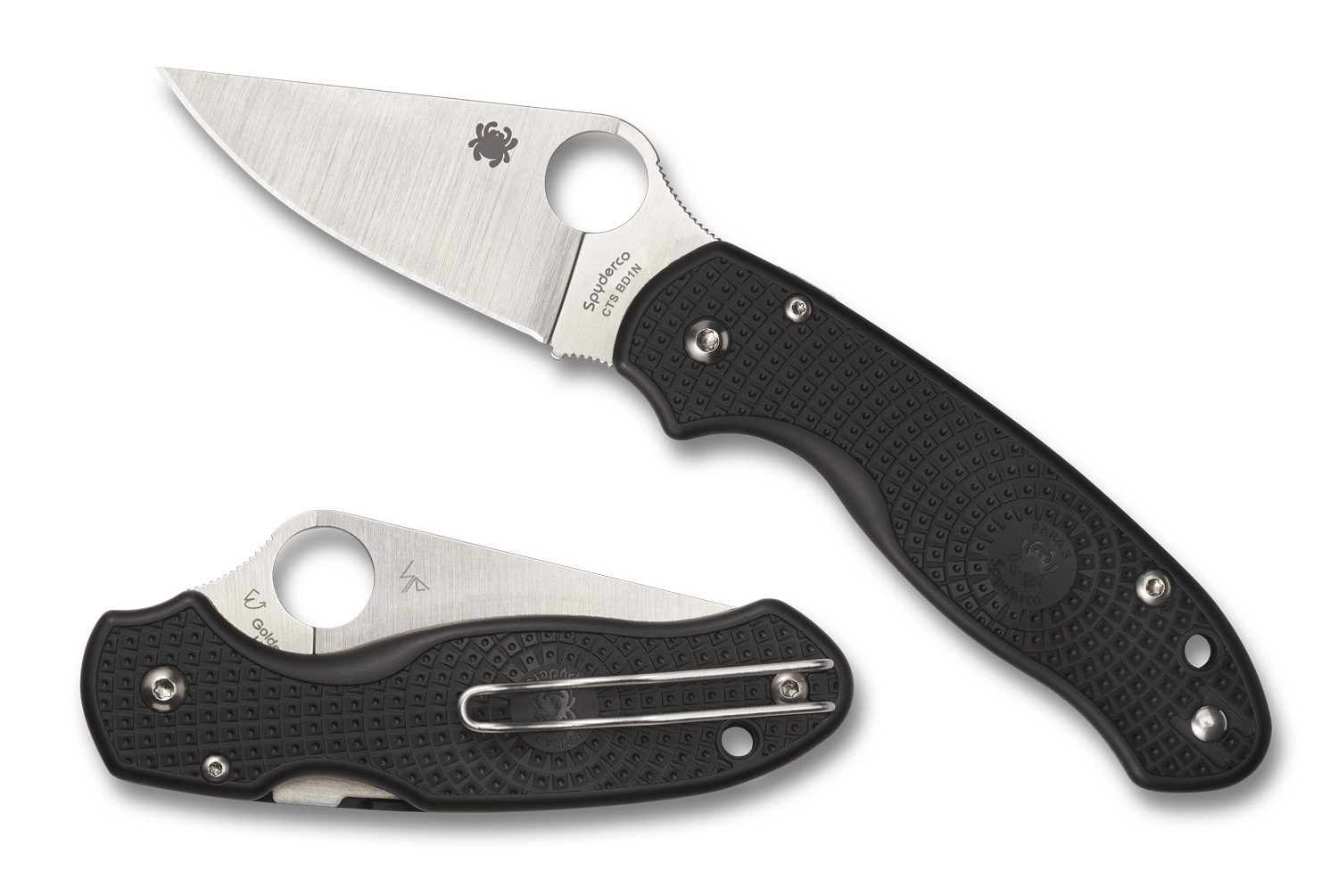 Spyderco C223PBK Para 3, Lightweight Black