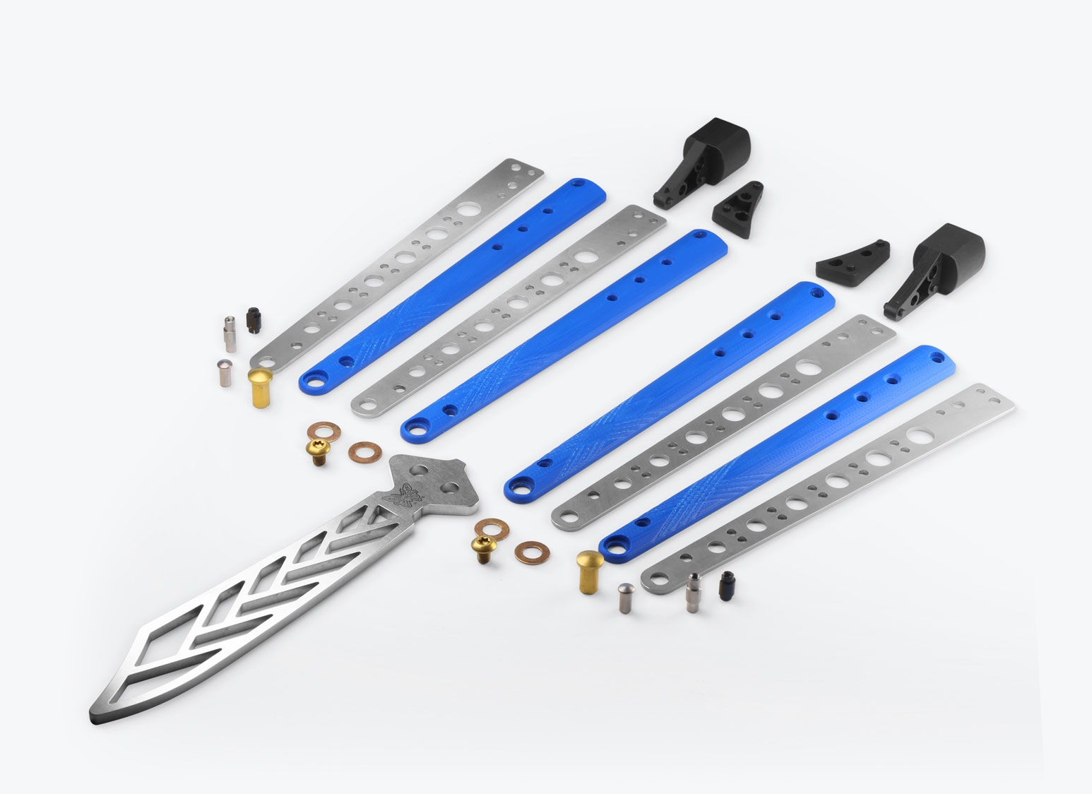 Benchmade 99T Necron, Trainer Bali-Song, Blue G10