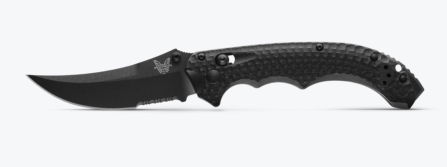 Benchmade 865SBK Mini Bedlam, S90V, Black G10