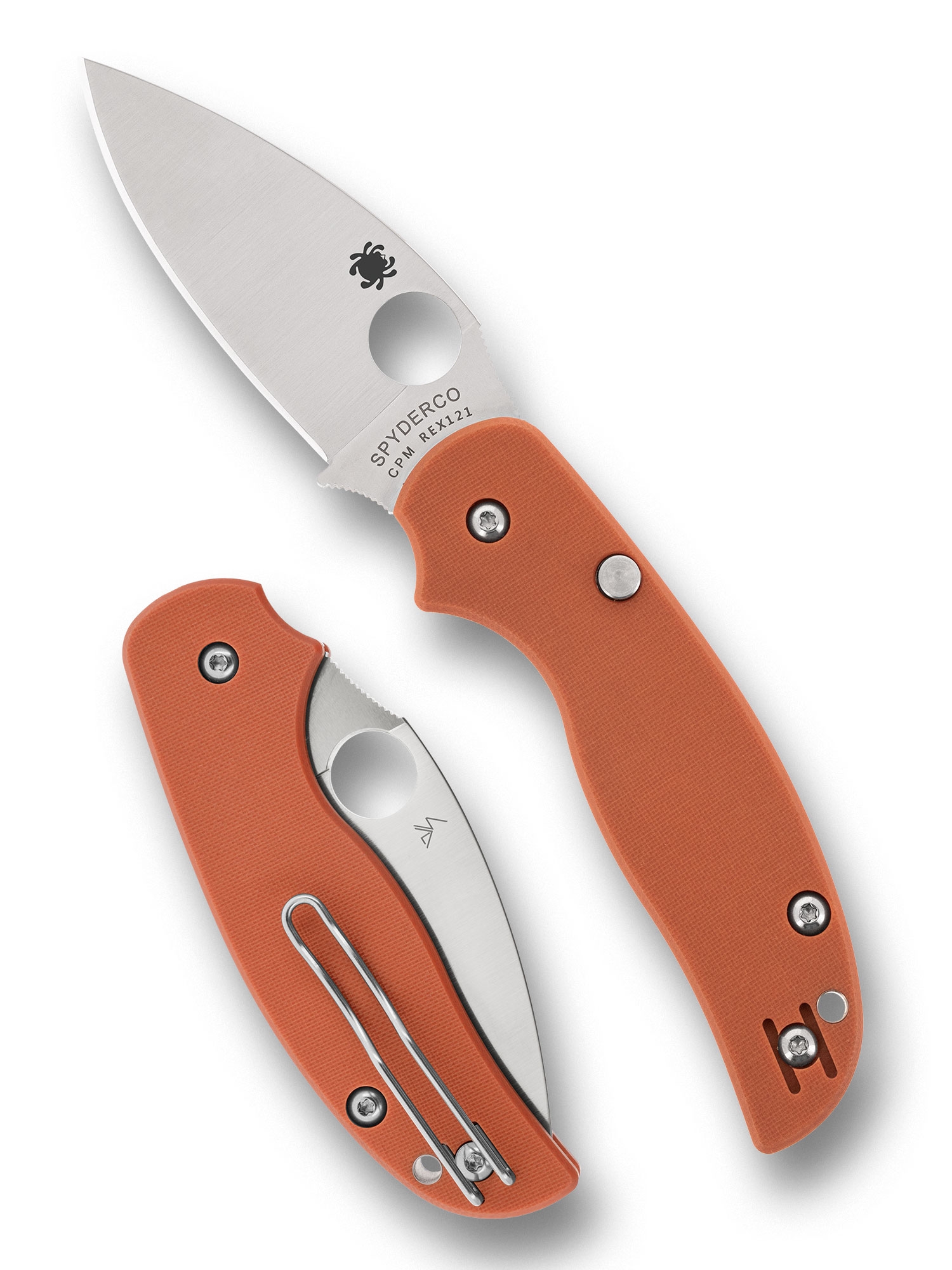 Spyderco C123GPBOR Sage 6 Orange G10, REX 121