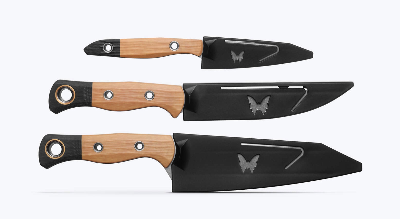 Benchmade 4005-02 - 3er Set, Maple Valley Richlite