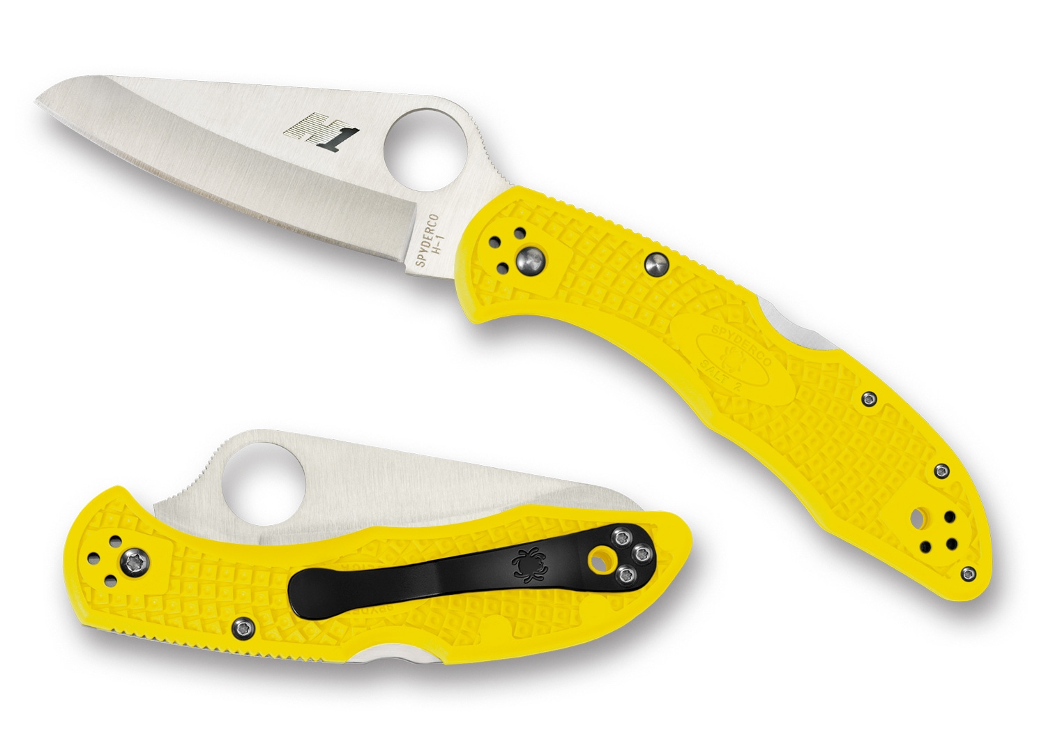 Spyderco C88PYL2 Salt 2, FRN Yellow