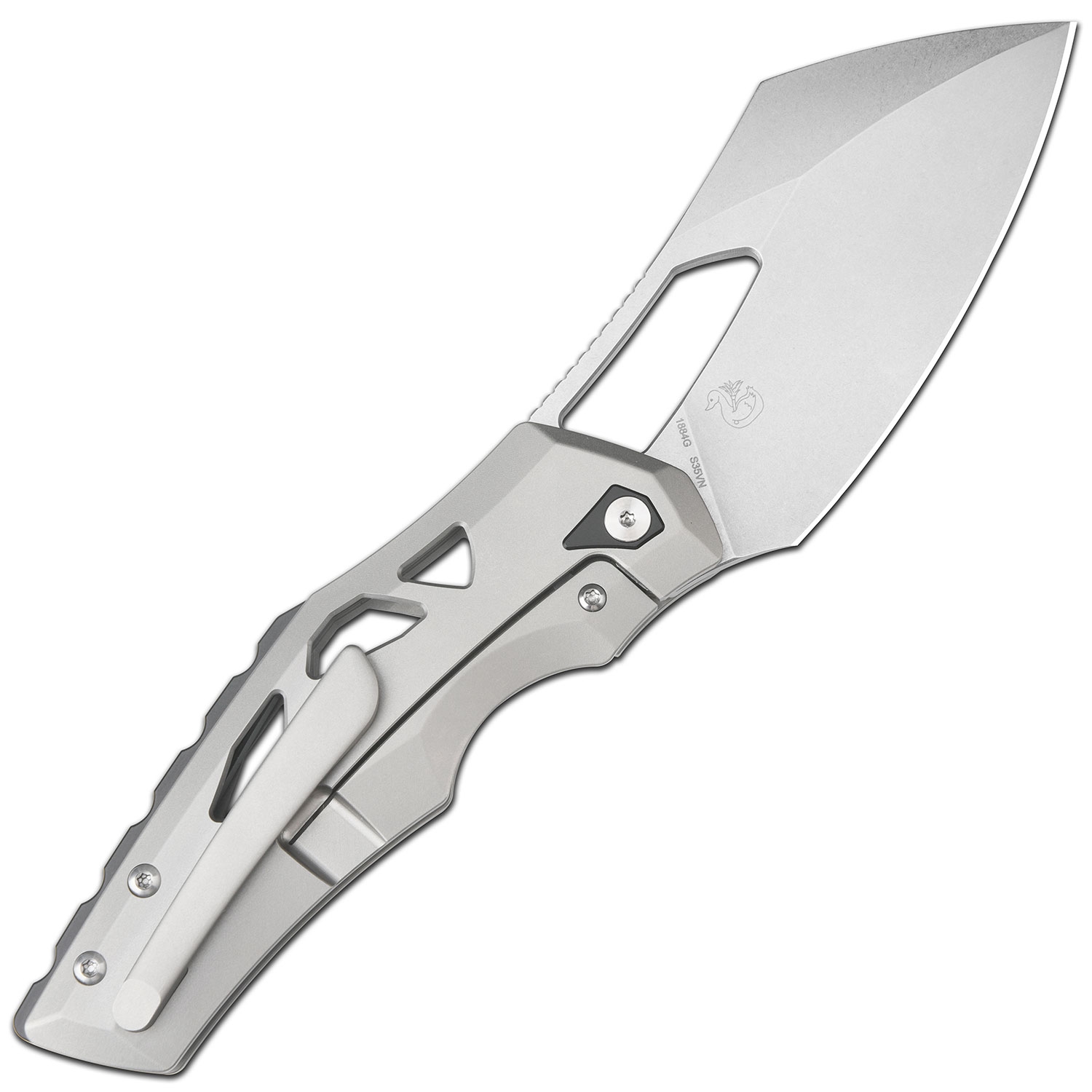 ARTC1884G-BK Tortoise, S35VN, Gray Titan + Black