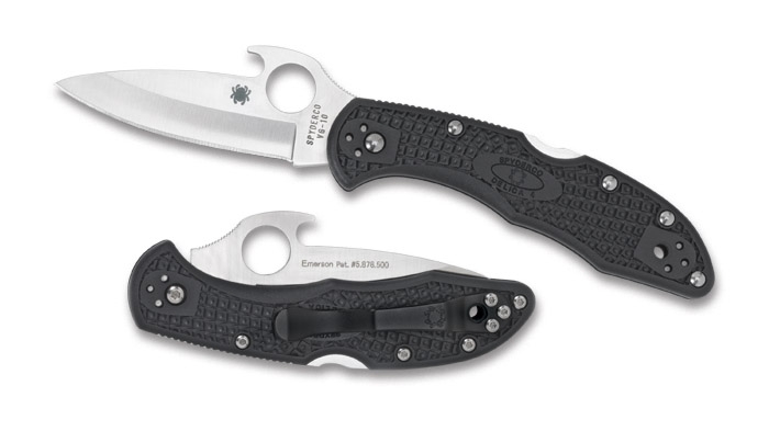 Spyderco C11PGYW Delica 4, Emerson Opener, FRN