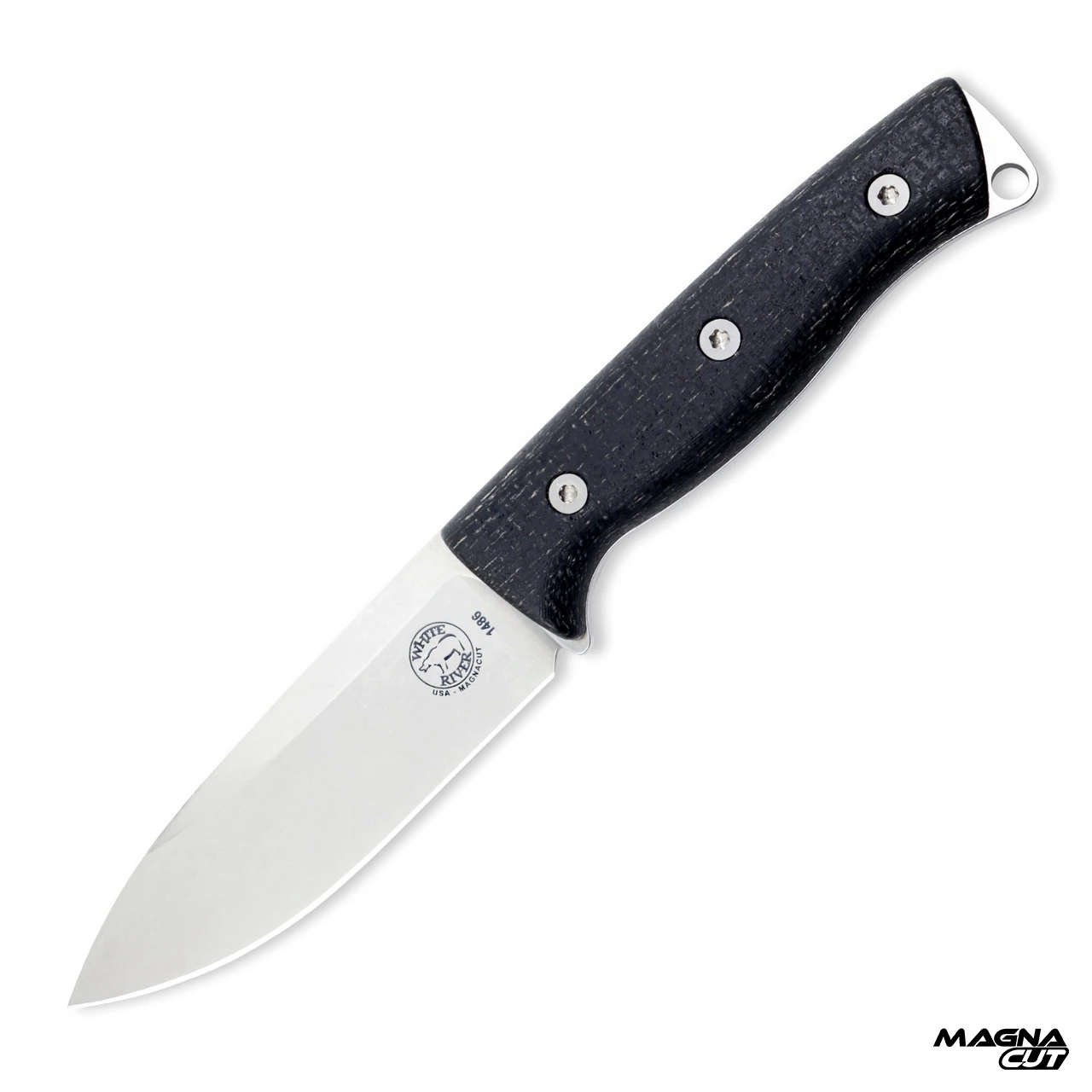 White River Ursus 45, Black Micarta, Magnacut