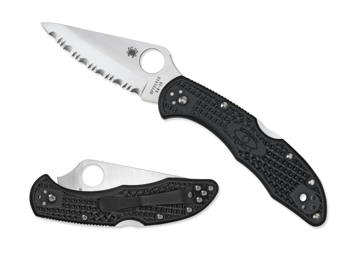 Spyderco C11SBK Delica 4, FRN Black