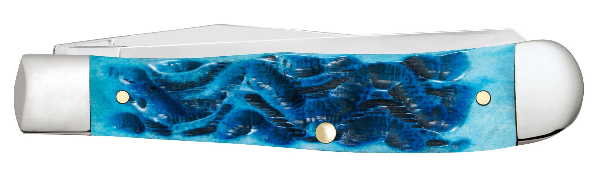 Case SS Sky Blue Bone Trapper