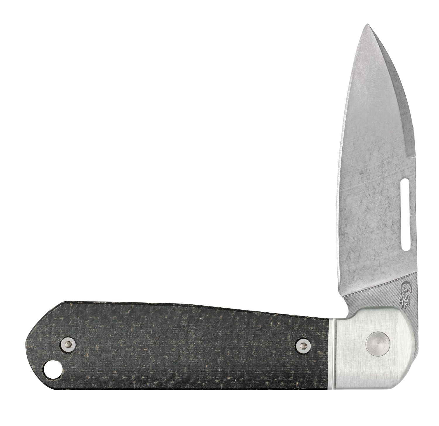 Case Smooth Black Burlap Micarta Highbanks CPM20CV