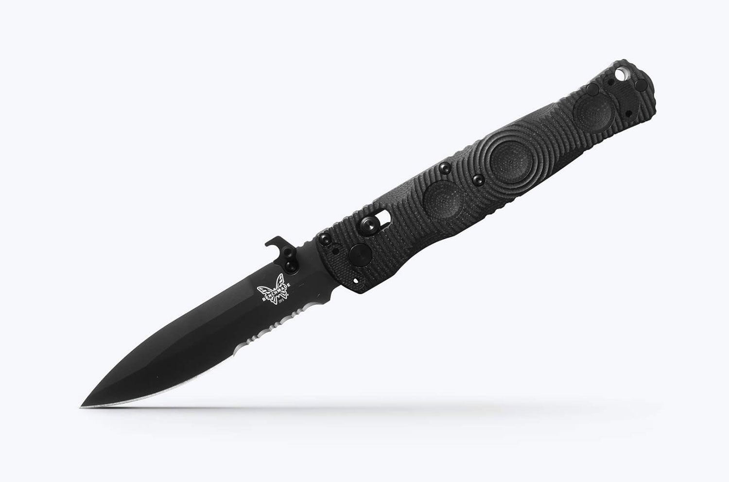 Benchmade 393SBK Mini SOCP Folder, Black