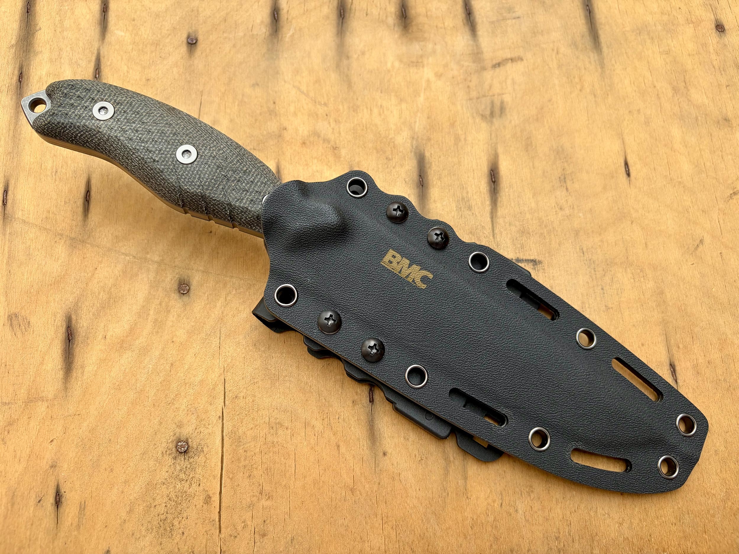 BMC M28 Solifuge, Grey Micarta, Grey PVD