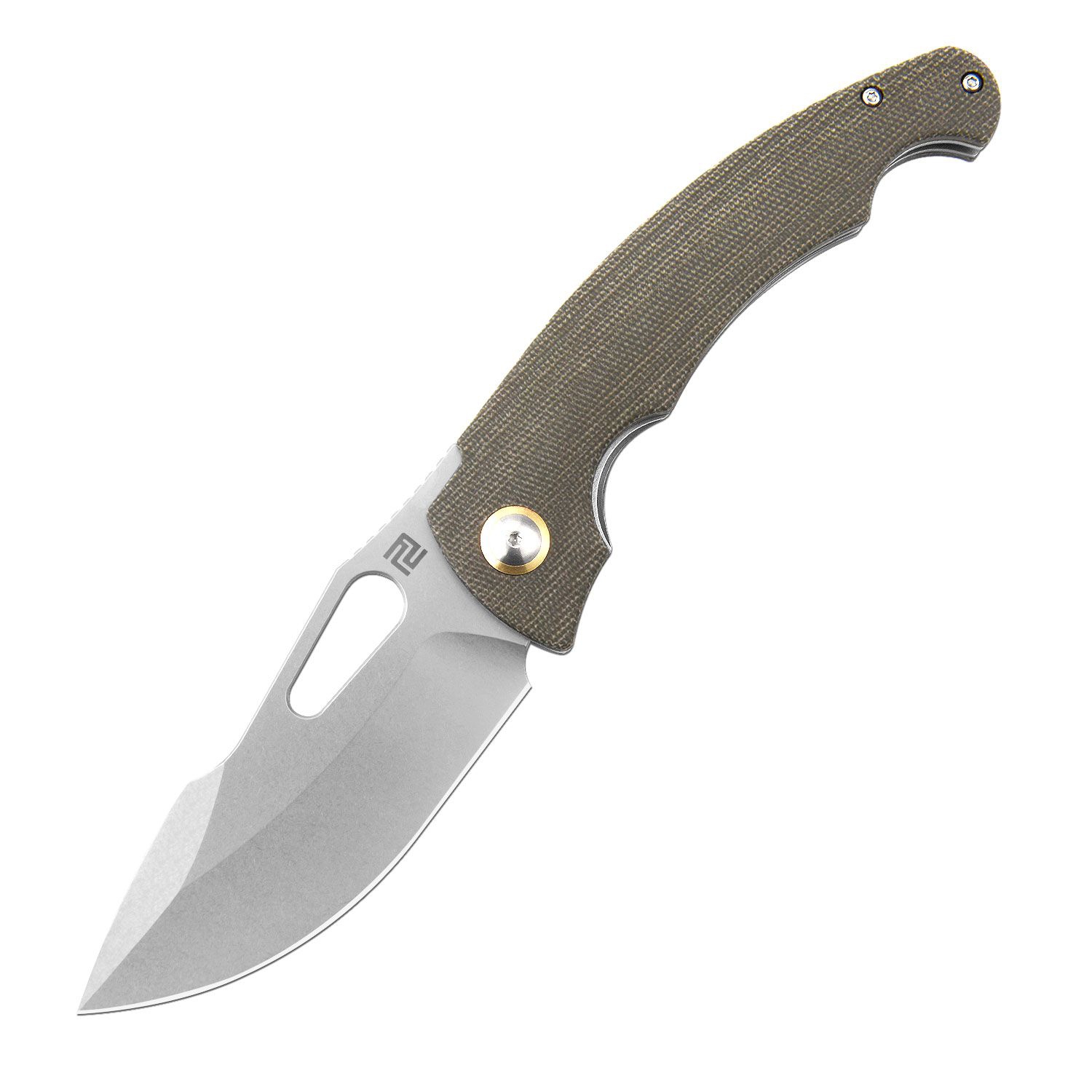 ARTC1860P-ODG Xcellerator AR-RPM9, Green Micarta