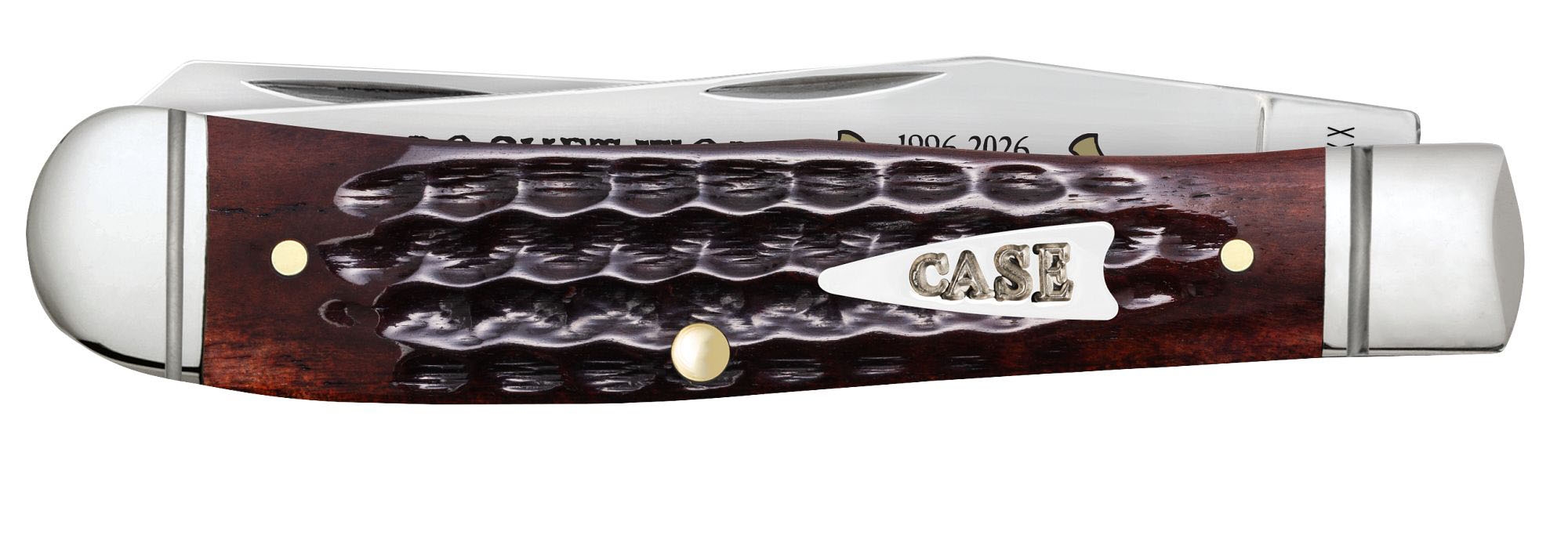 Case SS Pocket Worn Mahogany Bone Trapper