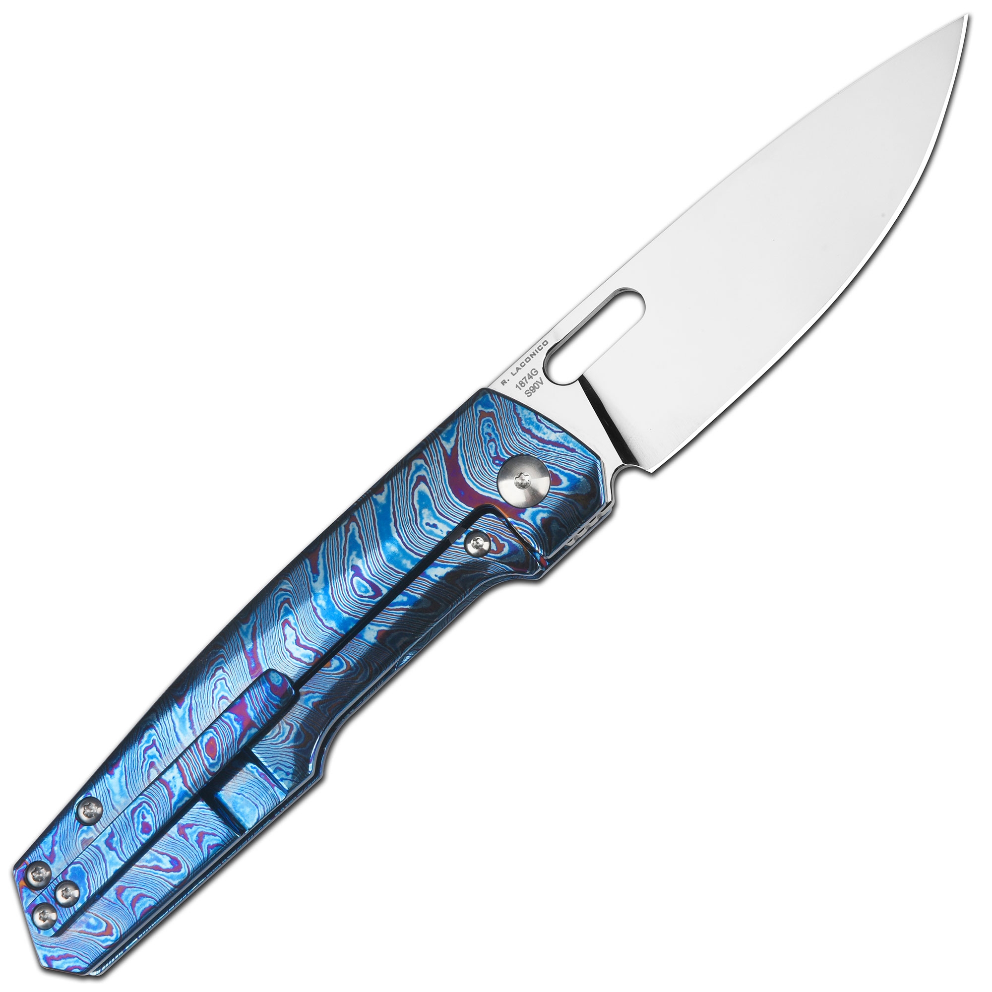 ARTC1874G-TDB Gambit, S90V, Blue Timascus