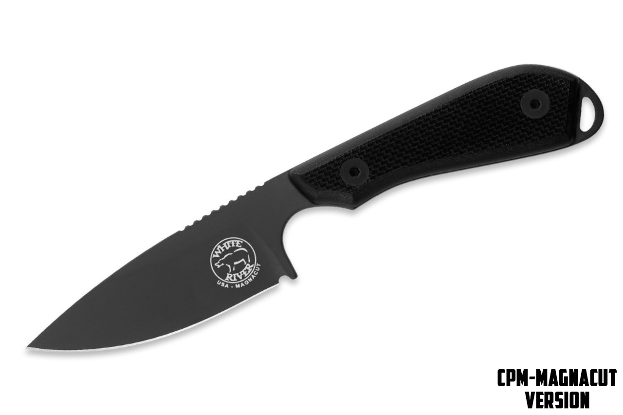 White River M1 Pro, Black G10 Black Blade Magnacut