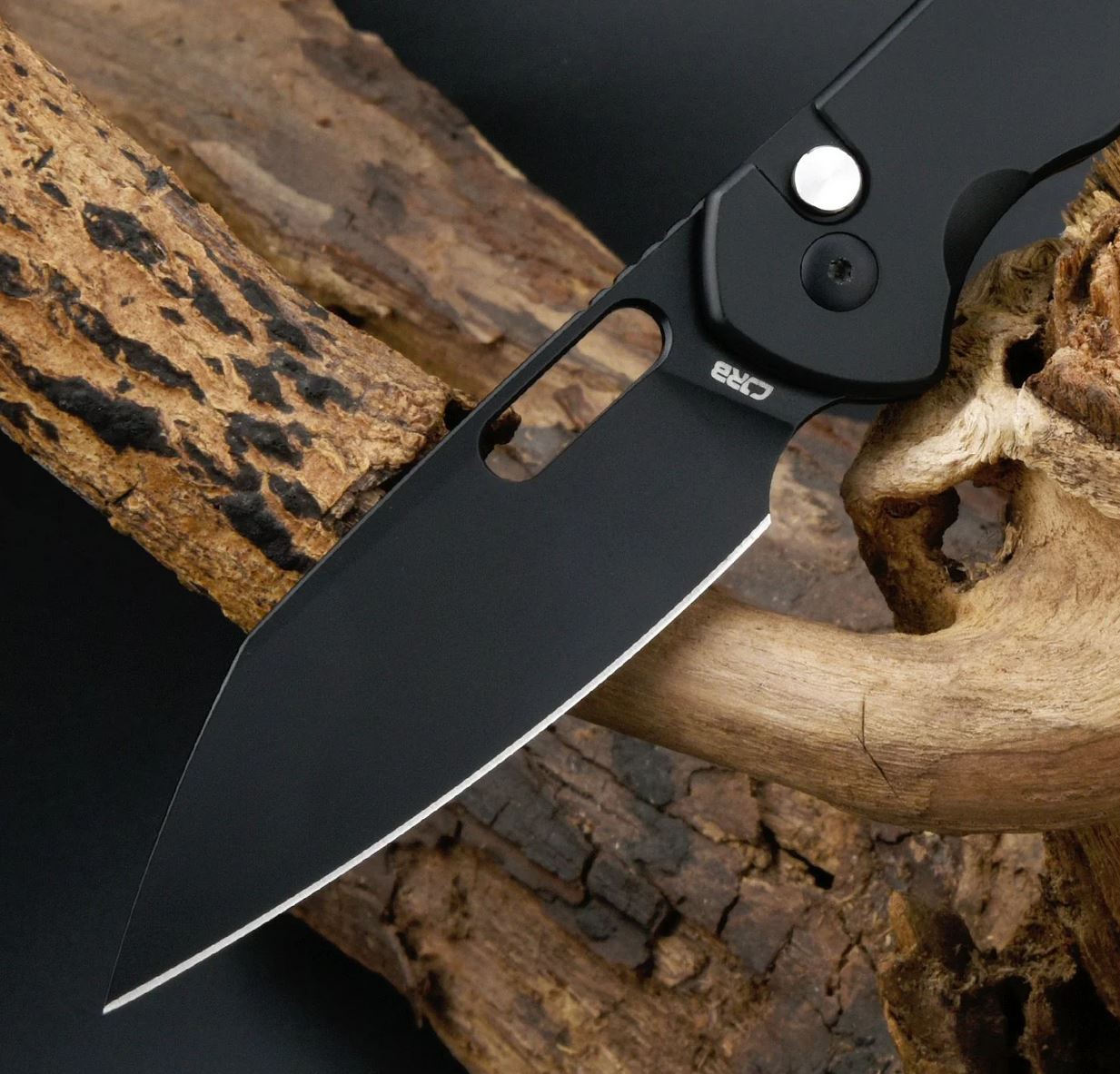 CJRBJ1925A-BST Wharncliffe Pyrite AR-RPM9, Black